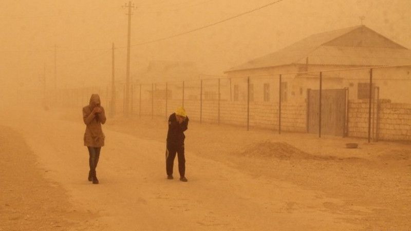 «Сильный ветер и пыльная буря». Резкая смена погоды ожидается 5 мая в Казахстане