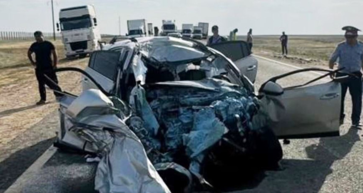 В Атырау в ДТП погибли 5 человек...